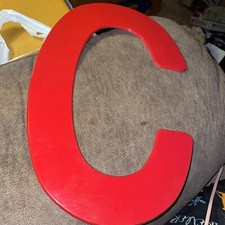 Plastic Letter C 14  1/4  Wide Please Look At Pictures Gar126