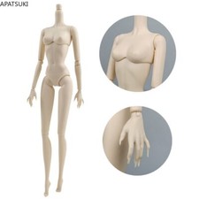1/6 Movable Nude White Doll Body For 11.5" DIY Body Doll Accessories Gifts