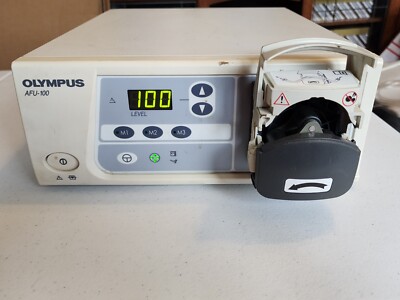 Olympus AFU-100 Endoscopic Flushing Pump ''this unit powered up and seen as is''