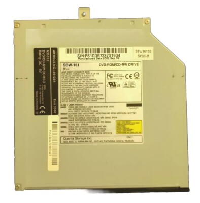 Quanta Targa Maxdata Storage Laufwerk SBW-161SS SX09-M N356S2 Eco 3000x 261225 