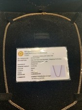 Stunning 18K Rose Gold Tennis Necklace with Round Black Diamonds 12.76ctw