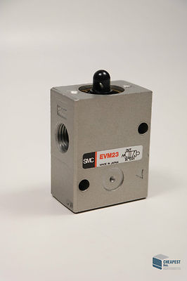 Smc Evm230-F02-00 Pneumatic Control Valve Manual, Pn. Manual Control Valve New