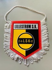 Lillestrom SK LSK fanion vintage football banderin pennant wimpel 