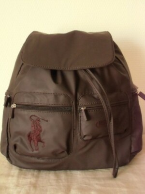 GREENWICH POLO CLUB BACK BAG CITY BAG ALLTAGS-RUCKSACK WASSERDICHT BROWN NEU