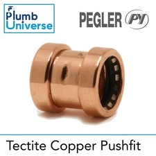 15mm Tectite Copper Push fit Elbow Bend, Tee Straight, Stop End Pegler Yorkshire