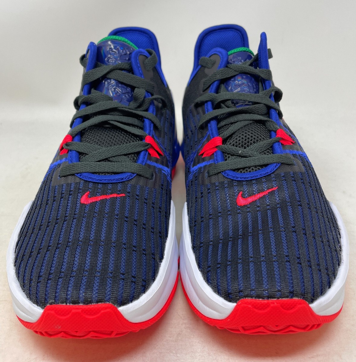 Size 9.5 - Nike LeBron Witness 6 Black Deep Royal Blue | eBay
