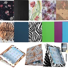 Folio Case Magnetic Smart Cover Stand For iPad 2nd(2011) / 3rd(2012) / 4th(2012)