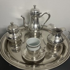 1950s Mid-Century from Spain Sterling Silver Coffee & Tea Set  - 800