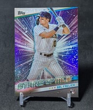 Sal Frelick Stars Of MLB Foil Rookie RC 2024 Topps Series 2 Card SMLB-56 Brewers. rookie card picture