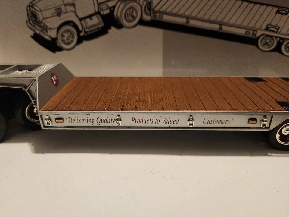 1997 First Gear 1959 International RF-200 with Lowboy Ramp Trailer #19-0011 - Image 4 of 4