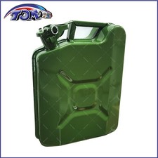 2.5 Gallon Green Practical Can Gasoline Jerry Can Metal Steel Tank Emergency