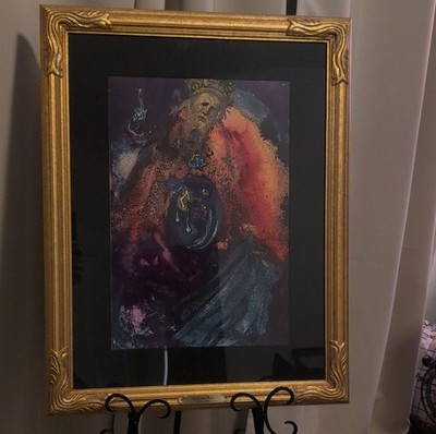 Salvador Dalí Vanitas vanitatum Signed Limited Edition Lithograph 1969 Framed