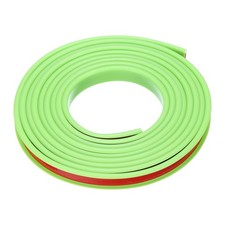 U-Shape Edge Banding, 9.8Ft x 14mm TPE Self-Adhesive Veneer Edge Trim Green 