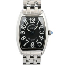 FRANCK MULLER Casablanca 1752QZCASA Black Ladies Used Watch #31031
