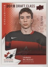 2020 Team Canada Juniors 2018 Draft Class Exclusives /250 Jared McIsaac #88 0a4