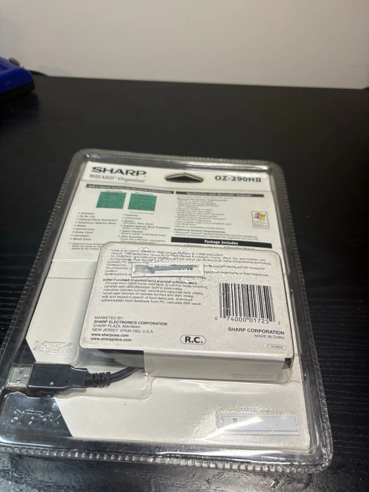 Sharp Wizard Organizer OZ-290H USB 1.5MB for Microsoft Outlook, Spell Check, NIP - Image 2 of 3