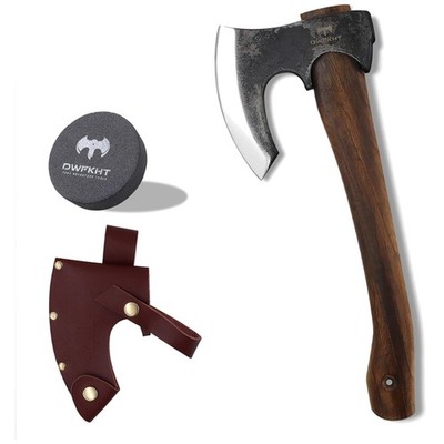 Bushcraft Axe 1065 Carbon Steel, Beech Handle