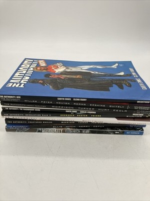 The Authority Lot of 9 TPB Ellis Millar Brubaker Morrison Ennis WildStorm Dc