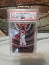 Giannis Antetokounmpo Star Gazing Holo PSA 8 Bucks NBA