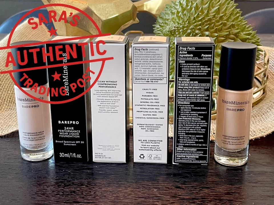 BareMinerals BarePRO Performance Wear Liquid Foundation SPF 20 Discontinued PICK - Image 4 of 4