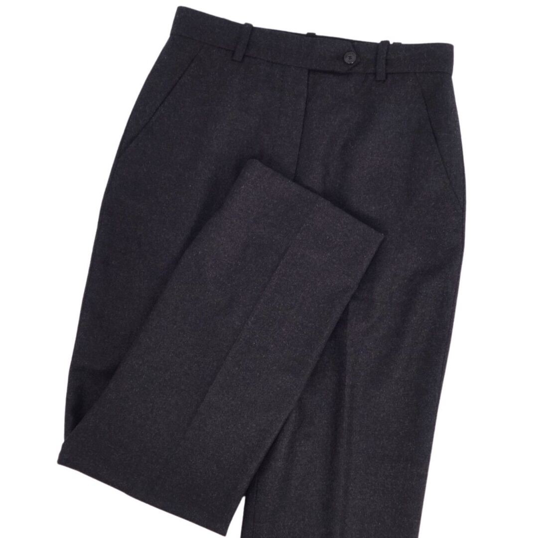 Hermes pants long slacks wool cashmere plain bottoms women 36 (S) Used MOLO-0 thumbnail 3