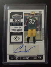 CARRINGTON VALENTINE 2023 Panini Contenders Rookie Ticket Auto #174