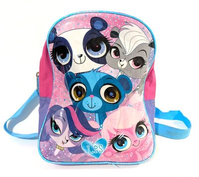 Hasbro LPS Littlest Pet Shop Child's Backpack Fabny Fab Starpoint 2014 RARE HTF