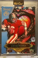 2026 Wild Card Sweet     Joe Montana 1/1 Artist Proof SP.   49ers HOF