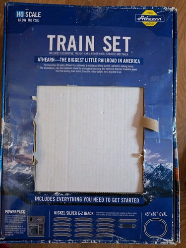 Athearn Go Scale War Bonnet CSX Train Set Complete With Extra Rails Plug- Works - Picture 22 of 24