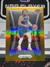 2023-24 Panini Prizm Deca New York Knicks Jalen Brunson Orange Prizm #’ed 04/49