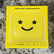 Starface Hydro-Star Hydrocolloid Acne Face Patches 32 Refillable Yellow Compact