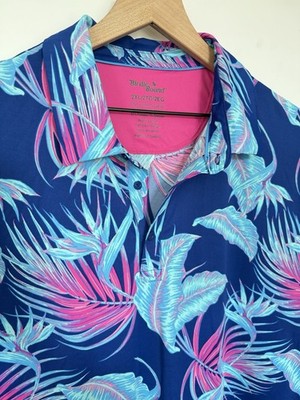 Birdie Bound Polo Bird Of Paradise 2XL Golfing EUC Surf The Web