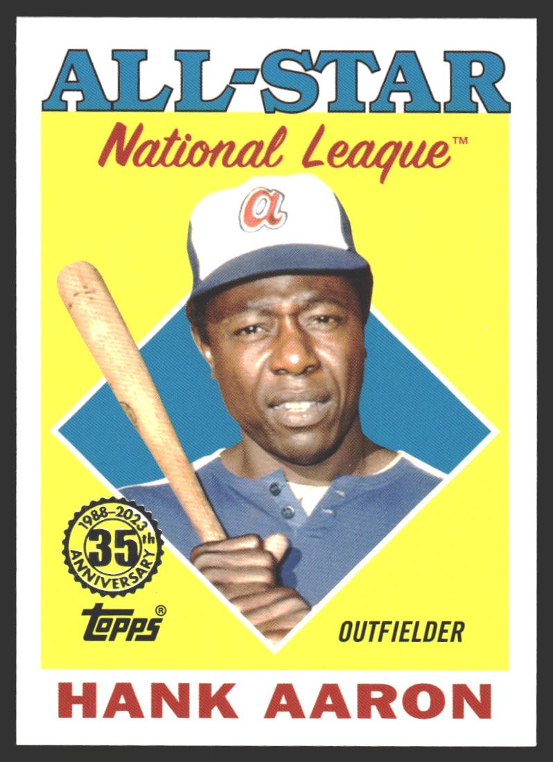 Hank Aaron #88AS-3 2023 Topps 1988 Topps Baseball 35th Anniversary All-Stars