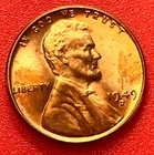 1949-D Lincoln Wheat Cent Penny GEM RED BU From an Original Bank Roll