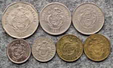 Lot 7 Different Old Seychelles Coins 1977-1997 Vintage World Foreign !!