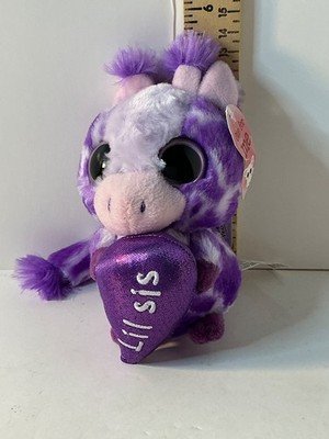 Aurora YooHoo & Friends Lil Sis Purple Giraffe plush toy