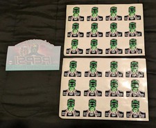Monsters Universal Frankenstein Puffy Sticker Sheet x 2 24  Decal NOS