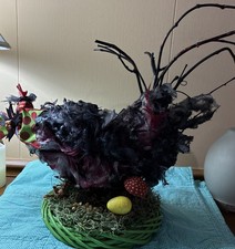 Chicken Handmade Vine Design Art Spring “Henny Hen” Country Farmhouse Decor.