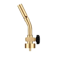 Propane Torch Head, Manual Start Solid Brass Brazing Torch Fuel by Propane CG...