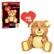 Brickcraft Bricky Bear 2.0 357-Piece Building Kit Poseable Teddy Collectible