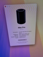 Apple Mac Pro (256 Go SSD, Intel Xeon E5 Hexacœur, 3,7 GHz, 16 Go RAM, AMD...