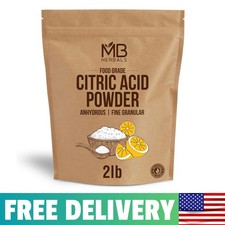 Citric Acid Powder, 2 lb. Citric Acid for Bath Bombs, Citric Acid Food Grade