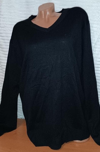 Men Pierre Cardin Sweater Black Acrylic 42 / XL