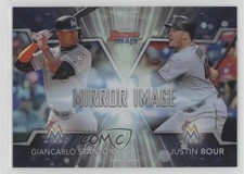 2016 Bowman's Best Mirror Image Giancarlo Stanton Justin Bour #MI-6 7at