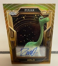 Carta 2025 Topps Pixar oro dorato autografo Arlo AA-RO Raymond Ochoa