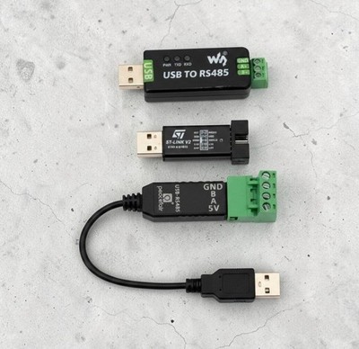 (Lot Of 3) Industrial USB TO RS485 Adapter/ ST-LINK V2 Programmer /USB-to-RS485