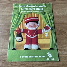 Jean Greenhowe's Little Gift Dolls Knitting Patterns Book Fair Condition
