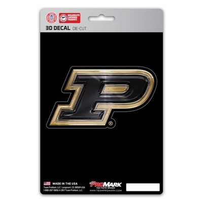Purdue Boilermakers Die Cut 3D Logo Decal [NEW] Car Sticker Emblem Truck