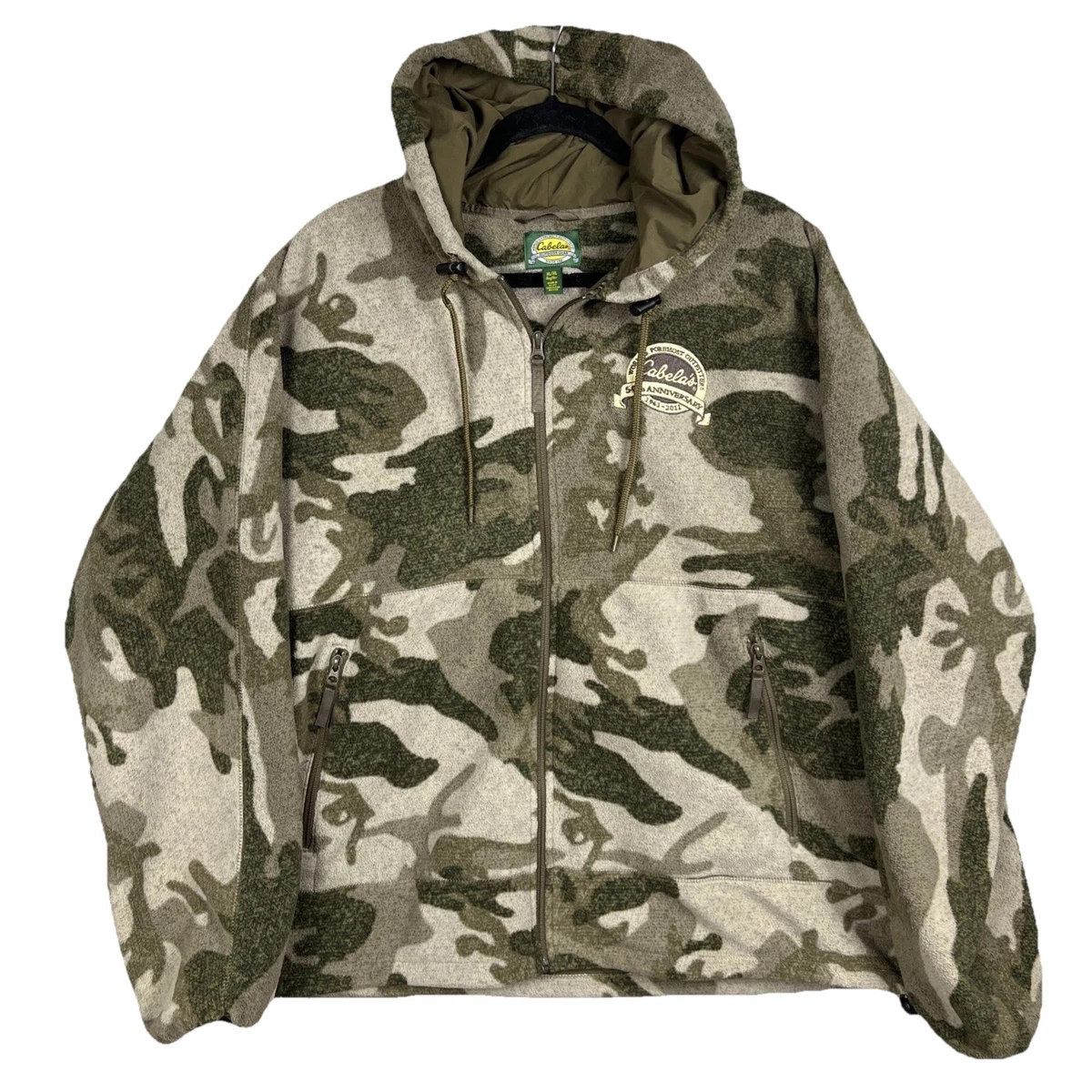 Manteau De Chasse Camouflage Cabela's GoreTex Vintage - Taille L USA - Parfait état