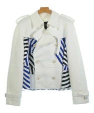 COMME des GARCONS HOMME PLUS Men's Shirt M White/Blue/Black Pattern Used